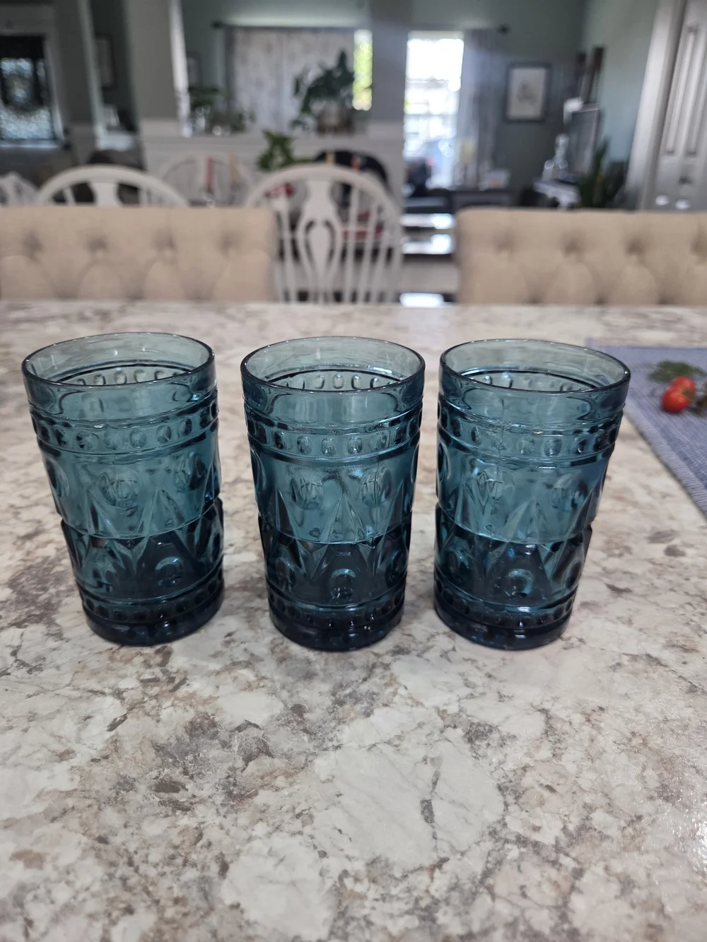 Indiana Glass set three